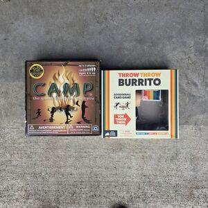 Throw Throw Burrito + CAMP Board Game Lot